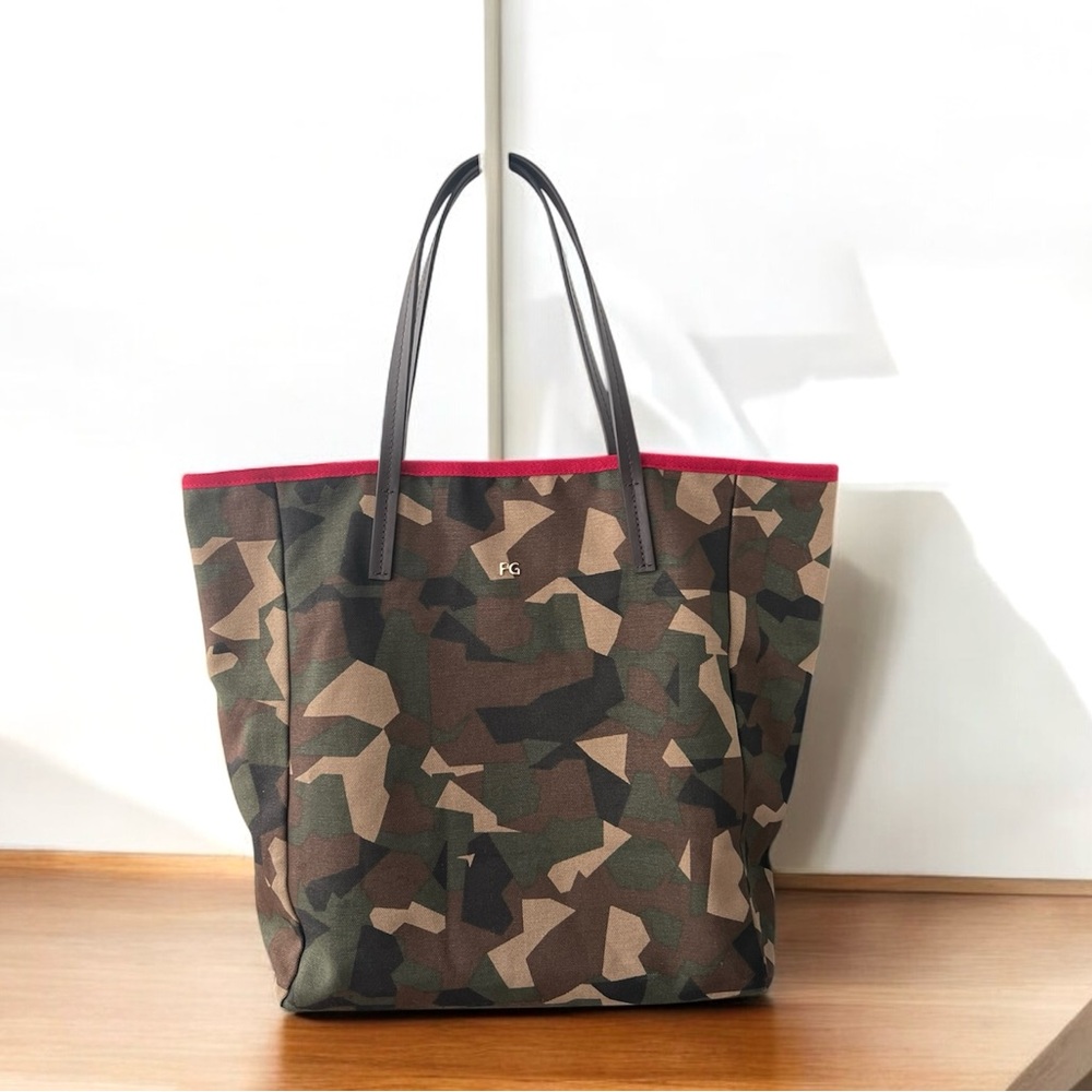 Purificacion Garcia Veracruz Camo Canvas Tote Bag Large Sold Out